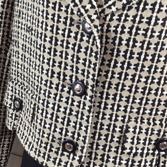 Doncaster silk tweed cropped jacket 4 - Picture 2 of 11